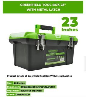 Greenfield Tool Box - 23 Inches