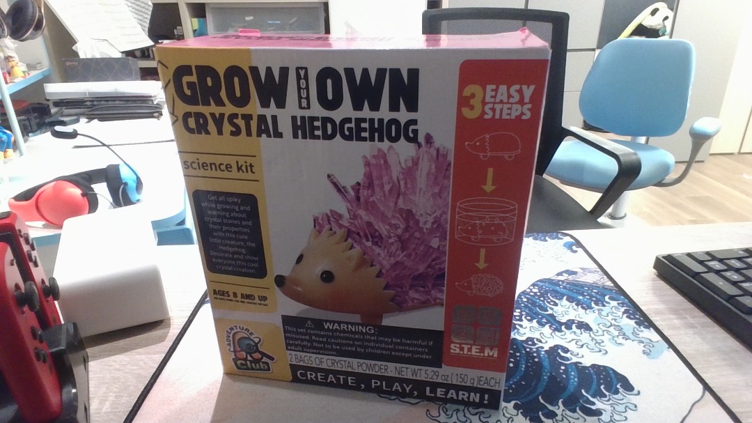 Grow Your Own Crystal Hedgehog science kit, Hobbies & Toys, Toys