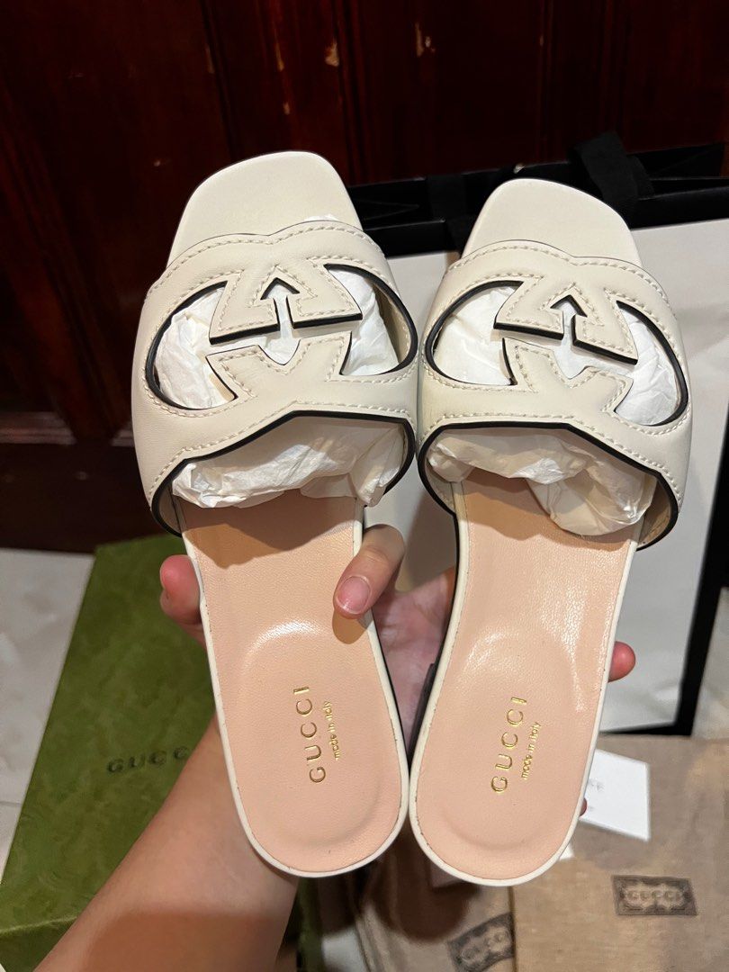 White slide new arrivals sandals