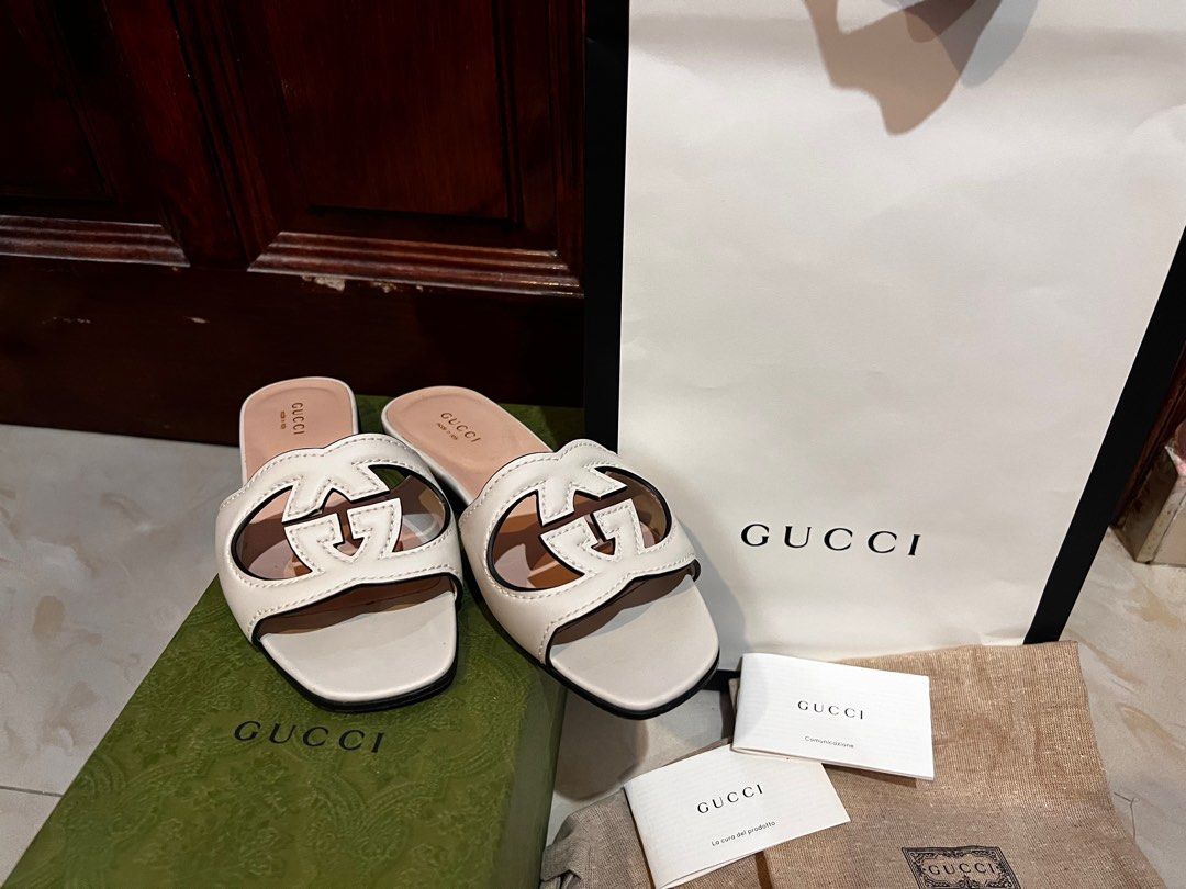 Cutout slide sandal shop