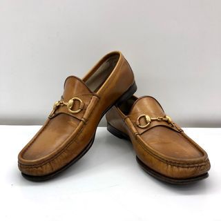 GUCCI LOAFERS BROWN COLOR LEATHER SHOE 237009452 :