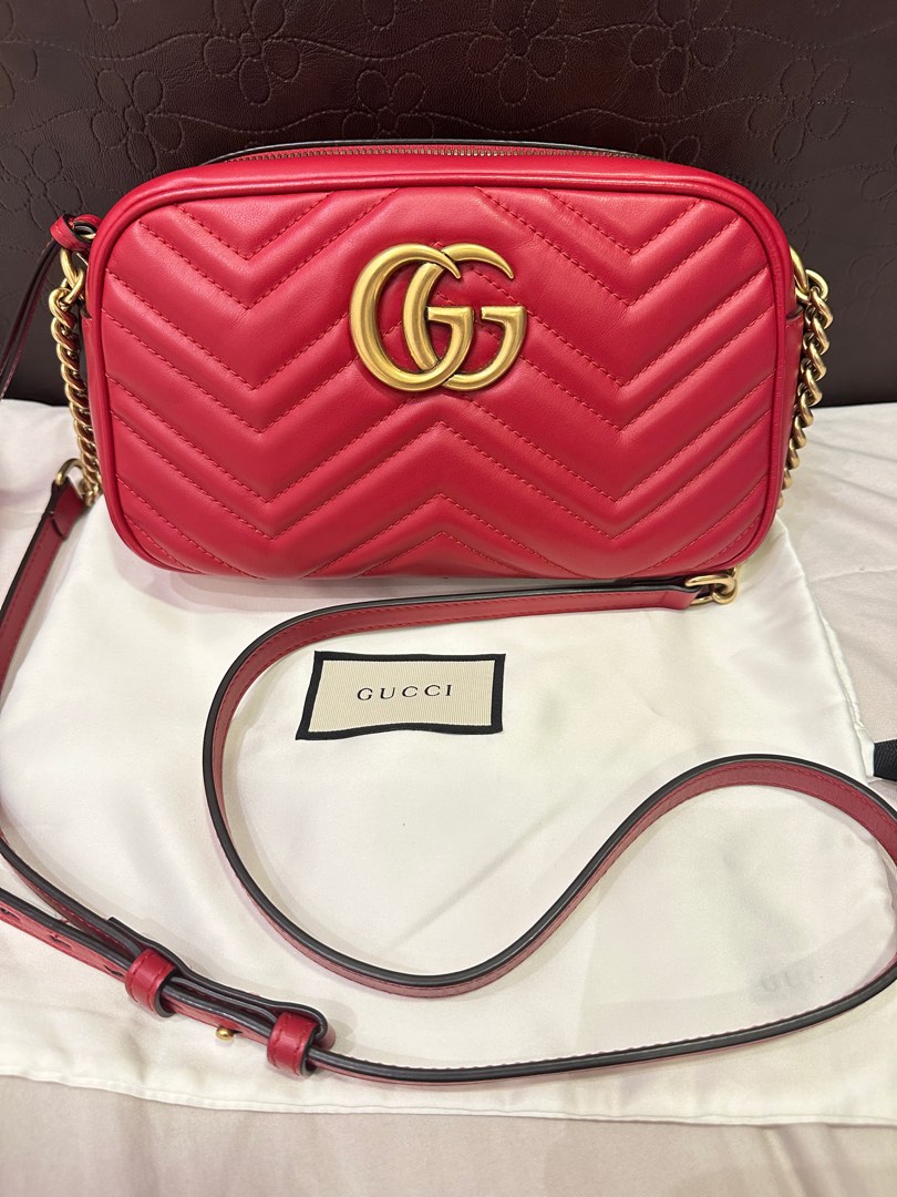 Gucci Marmont camera bag, Luxury, Bags & Wallets on Carousell