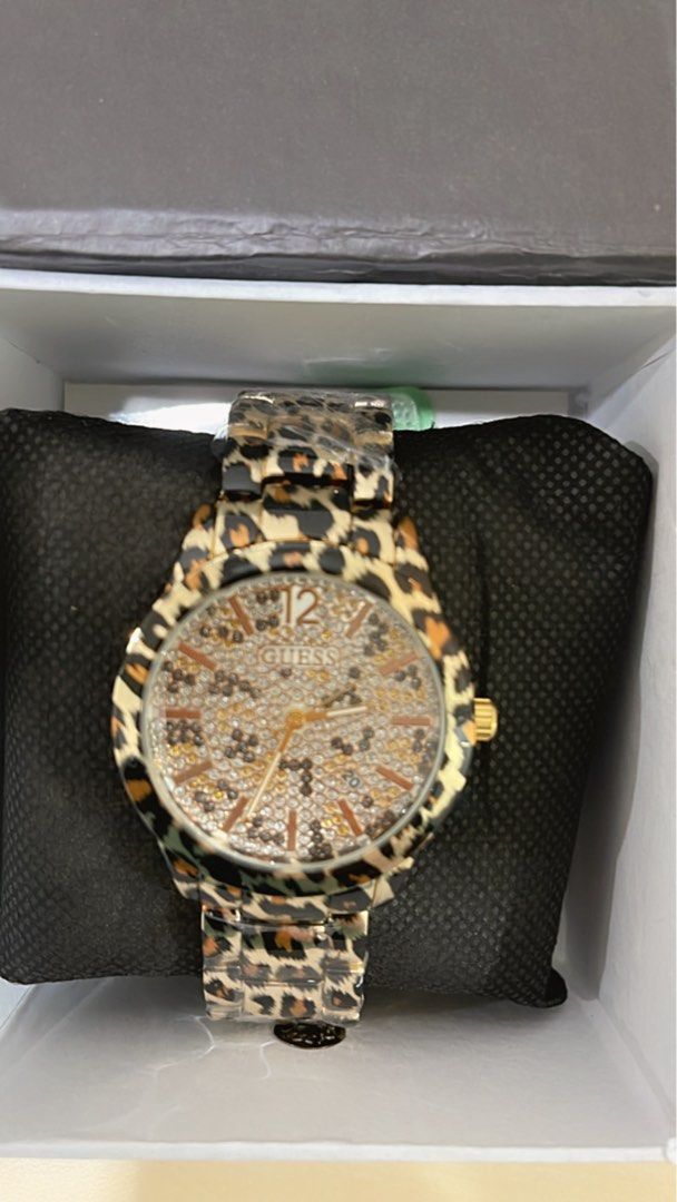 guess shoes leopard print