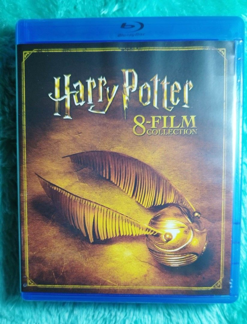 Harry Potter Film 1-8 Complete (Category: Blu-Ray & Media Players) located in Paete. Submitted by ljhen1419 (Listing ID 1223343884, Image 1). Description: Selling Bnew Harry Potter Movies Film 1 to 8 Very minor issue is yung cd holder na bilog sa disc 6 and 7 and may natipak due to shipping pero not affected nman yung disc no scratches at all. payment via gcash or paymaya or cop via lbc.