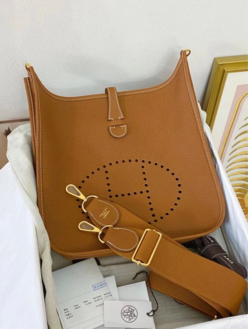 Hermes Evelyne 29 Gold with GHW