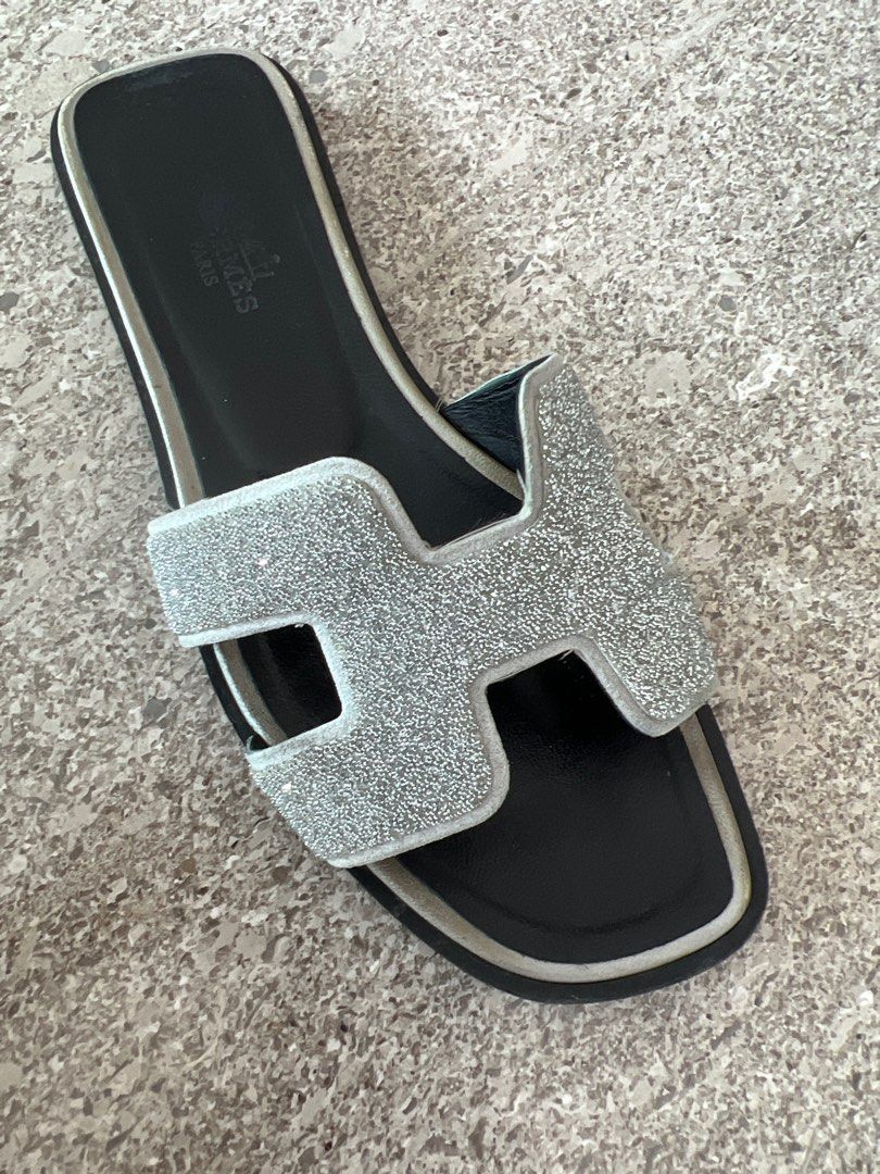 Glitter h sandals sale