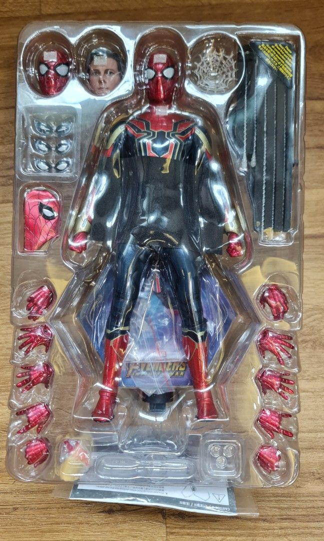 Iron spider hot toys unboxing 2025