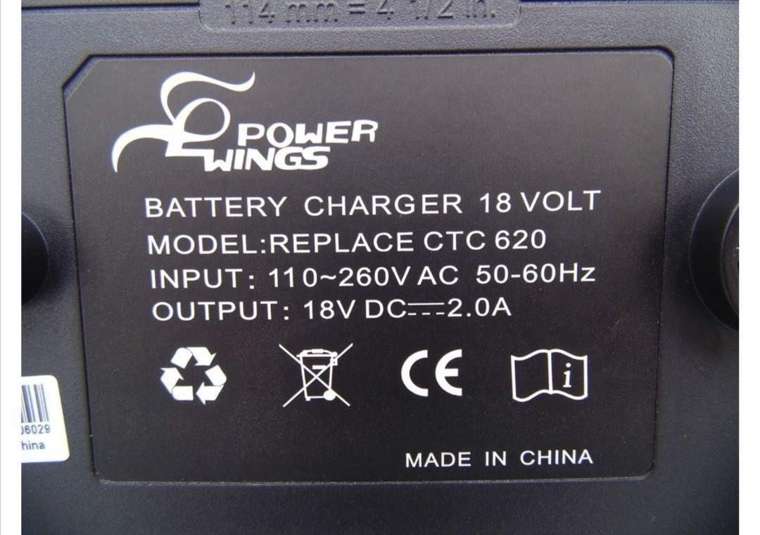I1153 Powerwings CTC620 Charger CTB6187 CTB6185 CTB4187 CTB4185