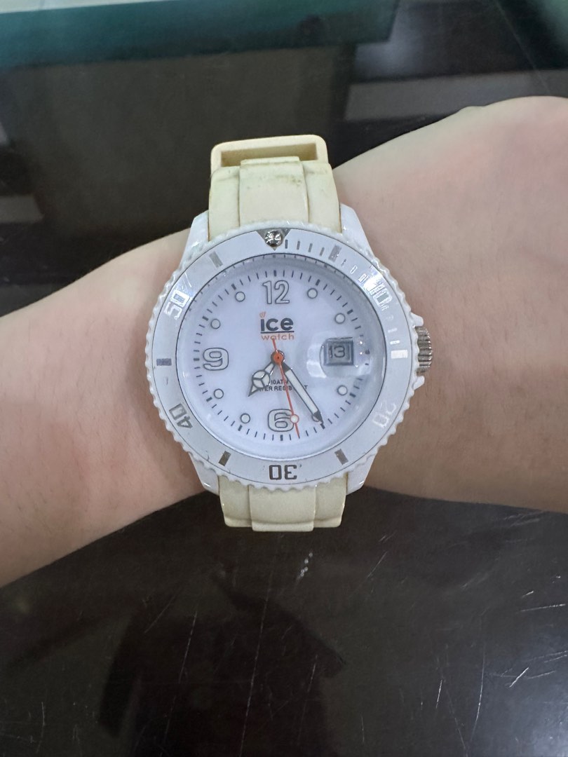 Ice Watch Water Resistant Stainless Steel Caseback White