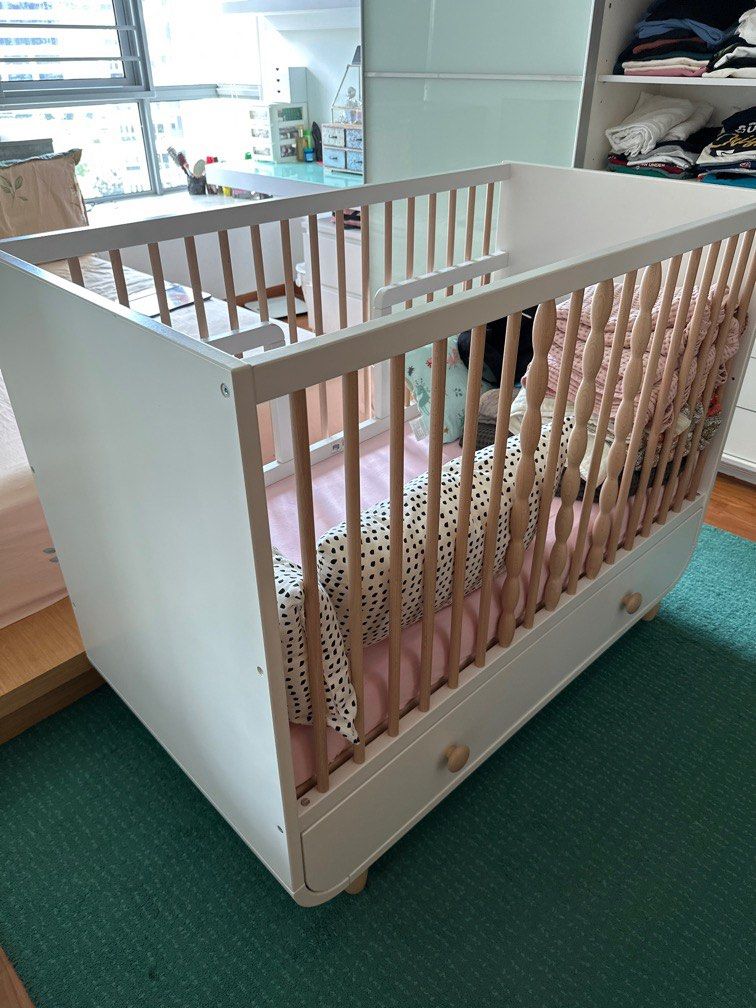 Ikea Baby Cot, Babies & Kids, Baby Nursery & Kids Furniture, Cots