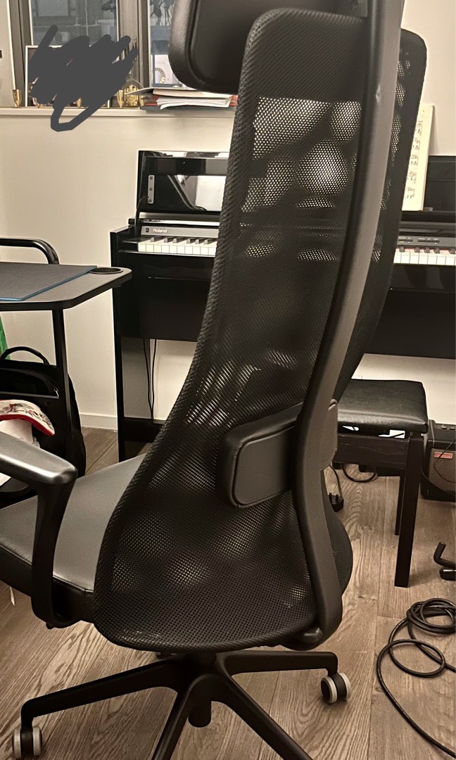 IKEA home office chair, 傢俬＆家居, 傢俬, 椅子 Carousell