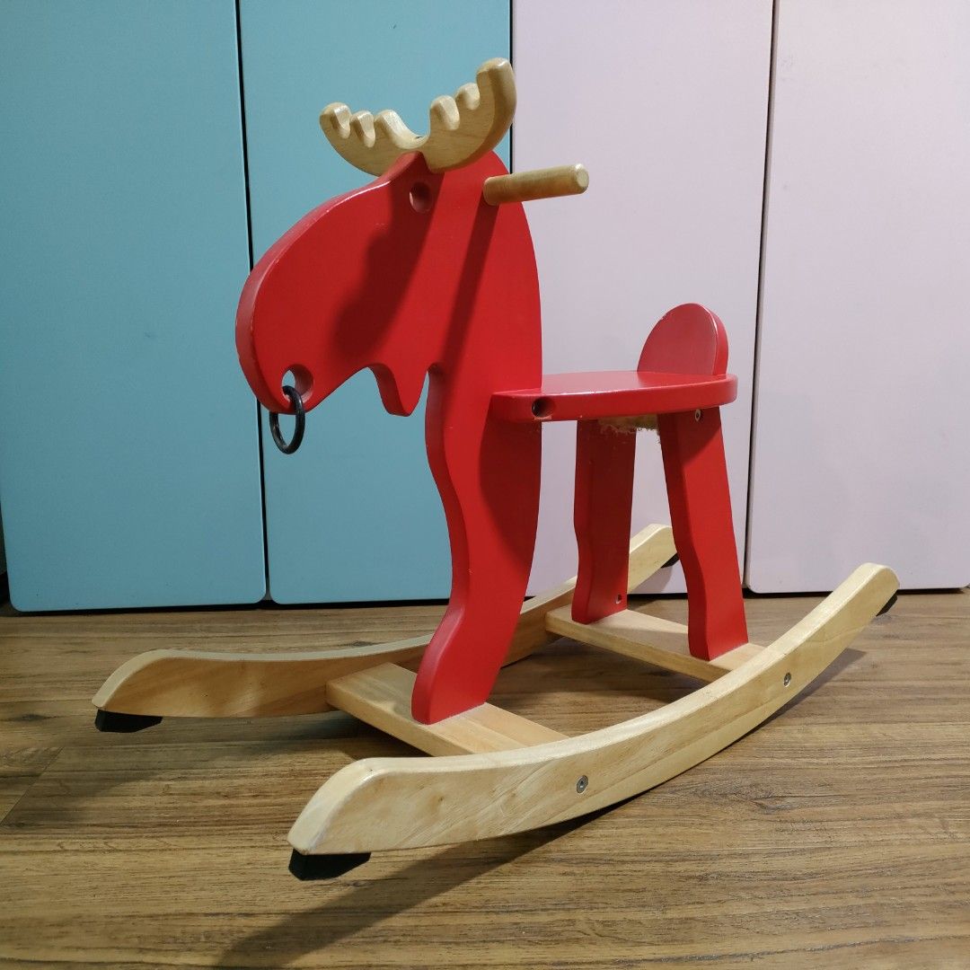Ikea Rocking Moose, Babies & Kids, Infant Playtime on Carousell