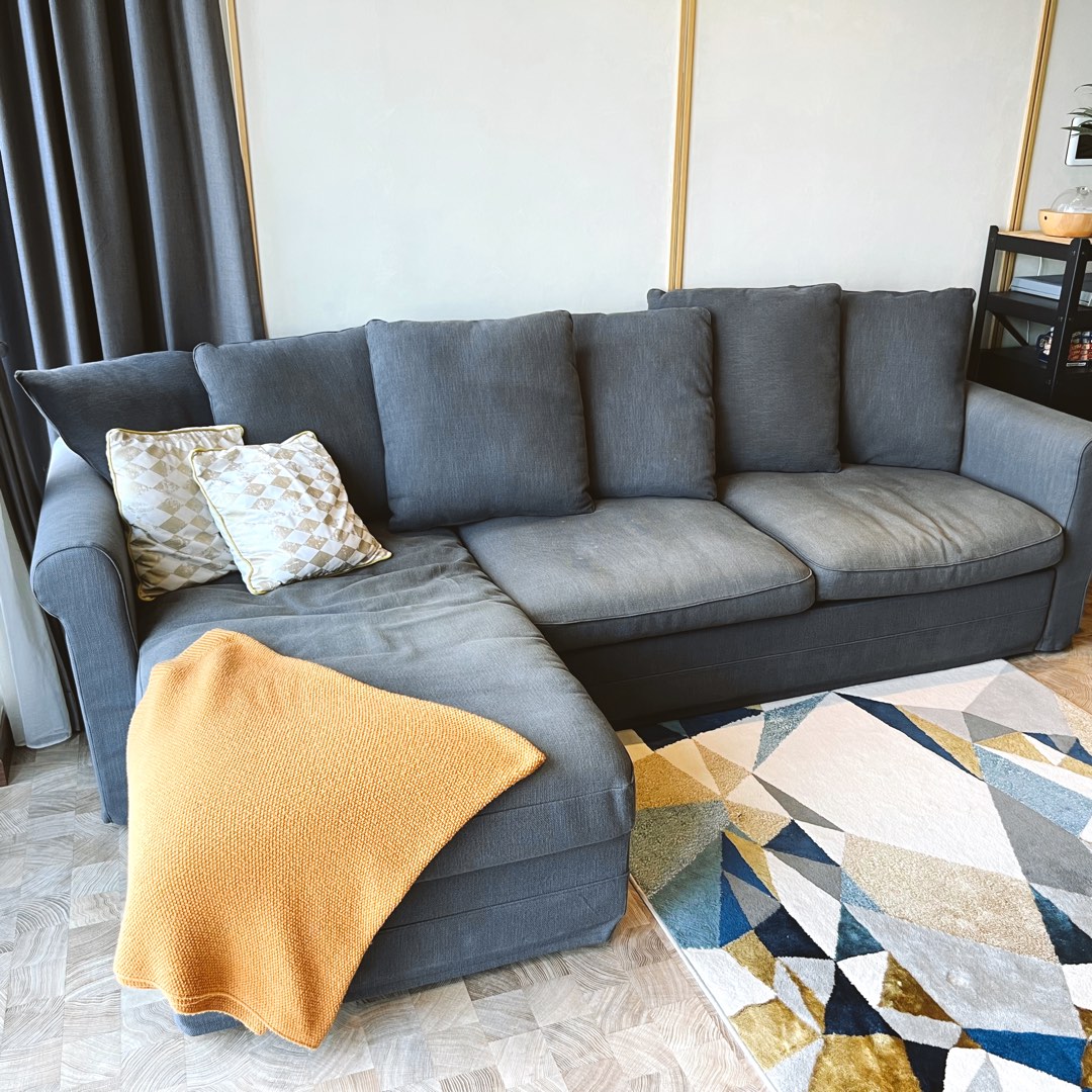 IKEA Sofa Bed GRONLID (LShape), Furniture & Home Living, Furniture