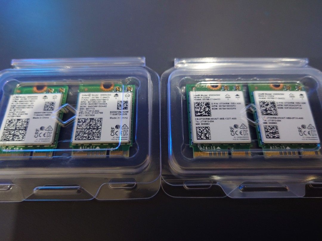 Intel Wireless-AC 9560NGW M2: CNVio Network Adapter, Computers & Tech ...
