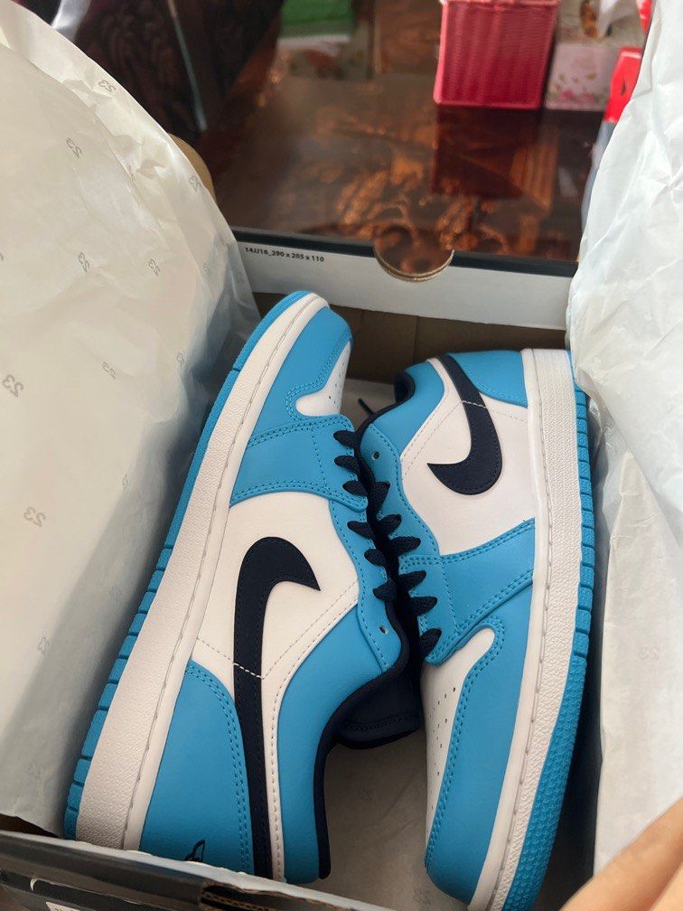 unc women's jordan 1 low