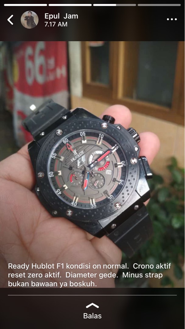 Jam tangan hublot top f1 original