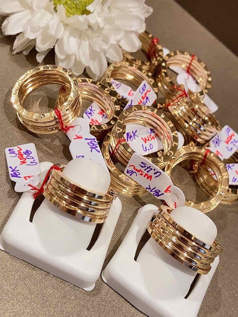 K18 Yg Bvlgari Ring Japan Gold Women s Fashion Jewelry