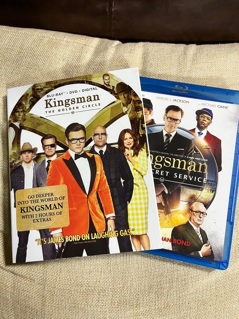 Kingsman the secret service and the golden circle blu ray dvd, Hobbies   Toys, Music  Media, CDs  DVDs on Carousell