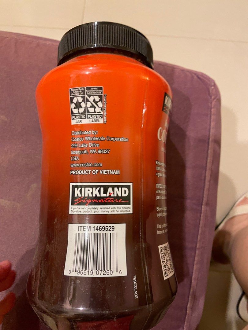 Kirkland instant coffee 16 oz 454g expiry date 11/2023 Big Size