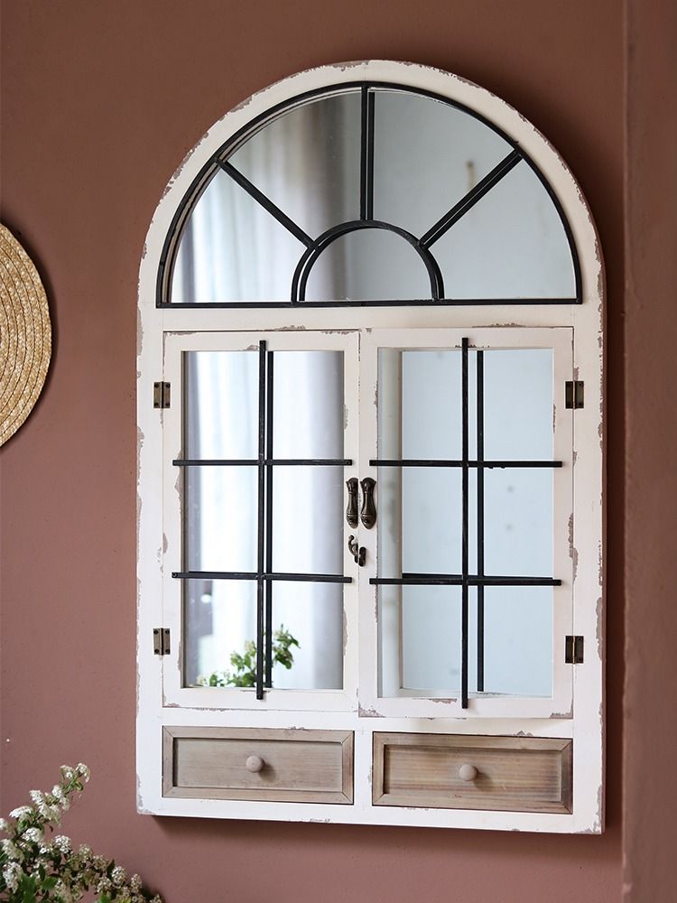 KIRKLAND Vintage Wall Mirror, Furniture & Home Living, Home Decor