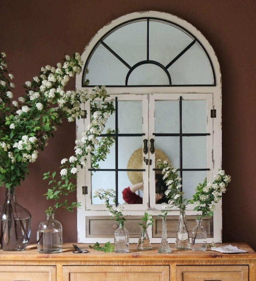 KIRKLAND Vintage Wall Mirror, Furniture & Home Living, Home Decor