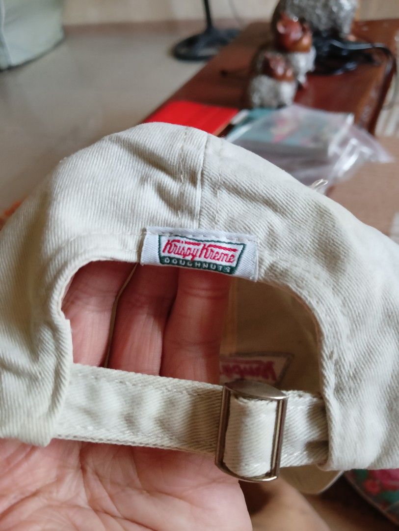 Krispy Kreme Official Team Gear Cap Khaki on Carousell