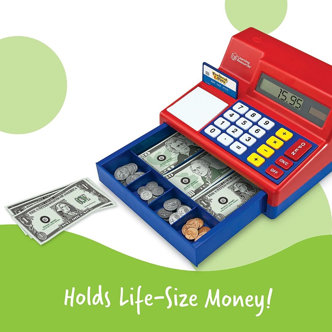 Learning resources cash register money deals