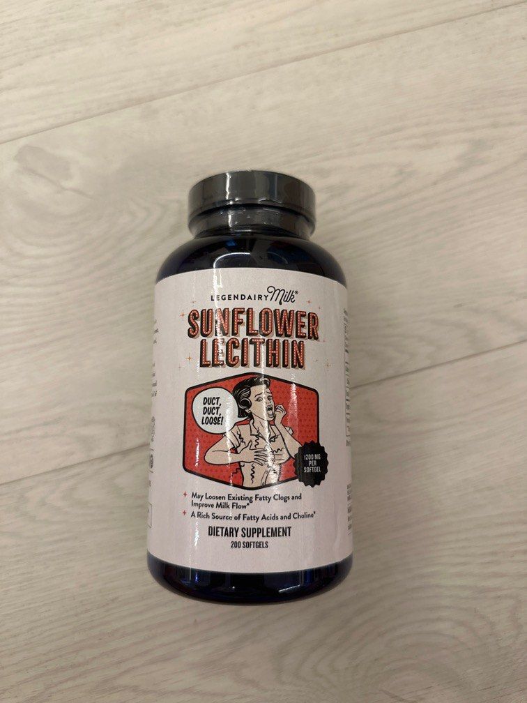 Legendairy Milk Sunflower Lecithin 200 capsules, Babies & Kids, Nursing