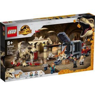 Lego 76948 T-Rex and Atrociraptor Dinosaur Breakout Jurassic World Dominion MISB NEW
