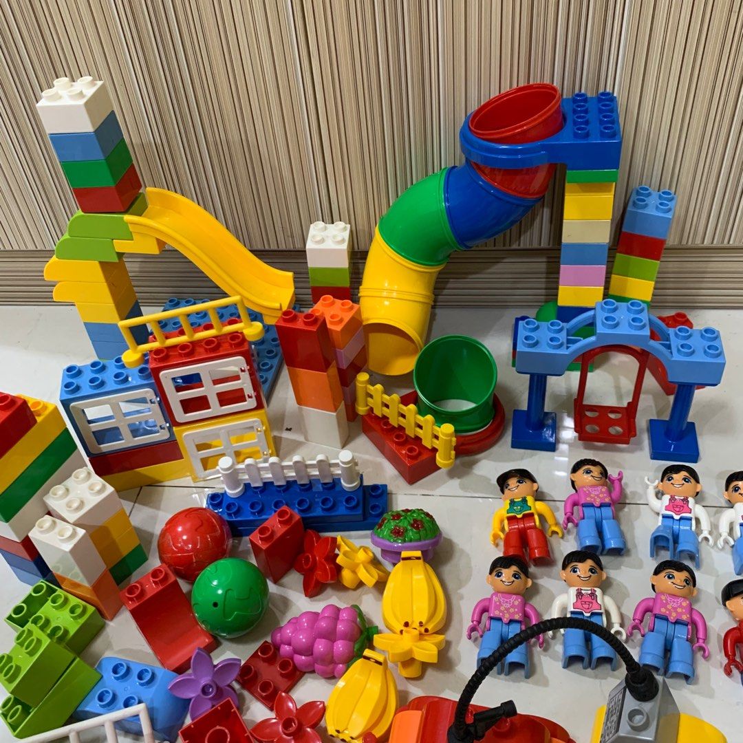 Race Track Marble Run With Duplo Lego Duplo Compatible Duplo