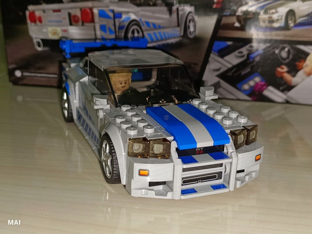 Lego Fast and Furious Nissan Skyline R34 MOC 