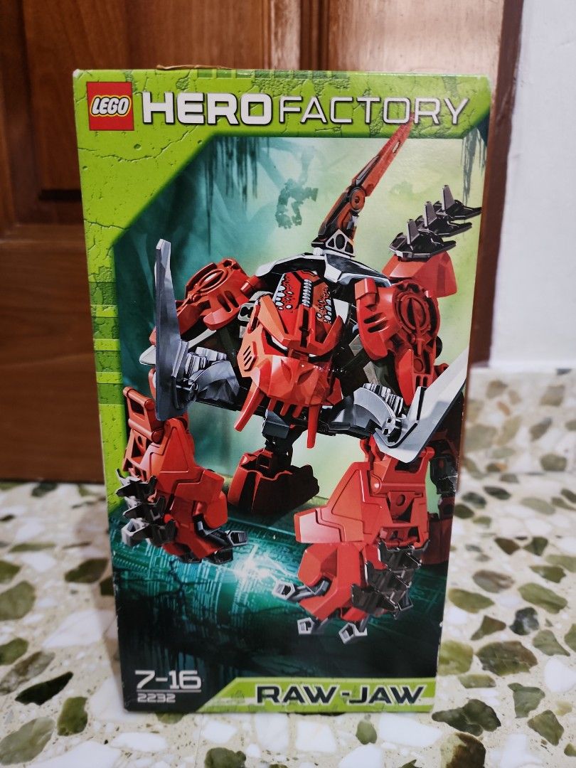 Lego Hero Factory 6632 Raw Jaw Hobbies Toys Toys Games on