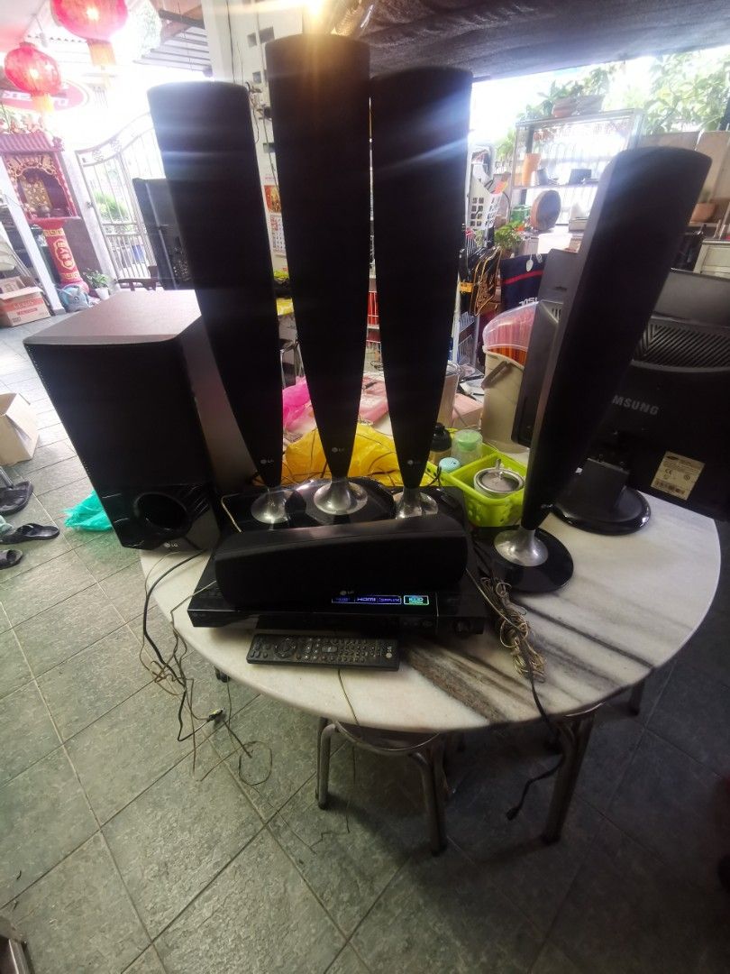 LG home theater 5.1, Audio, Soundbars, Speakers & Amplifiers on Carousell
