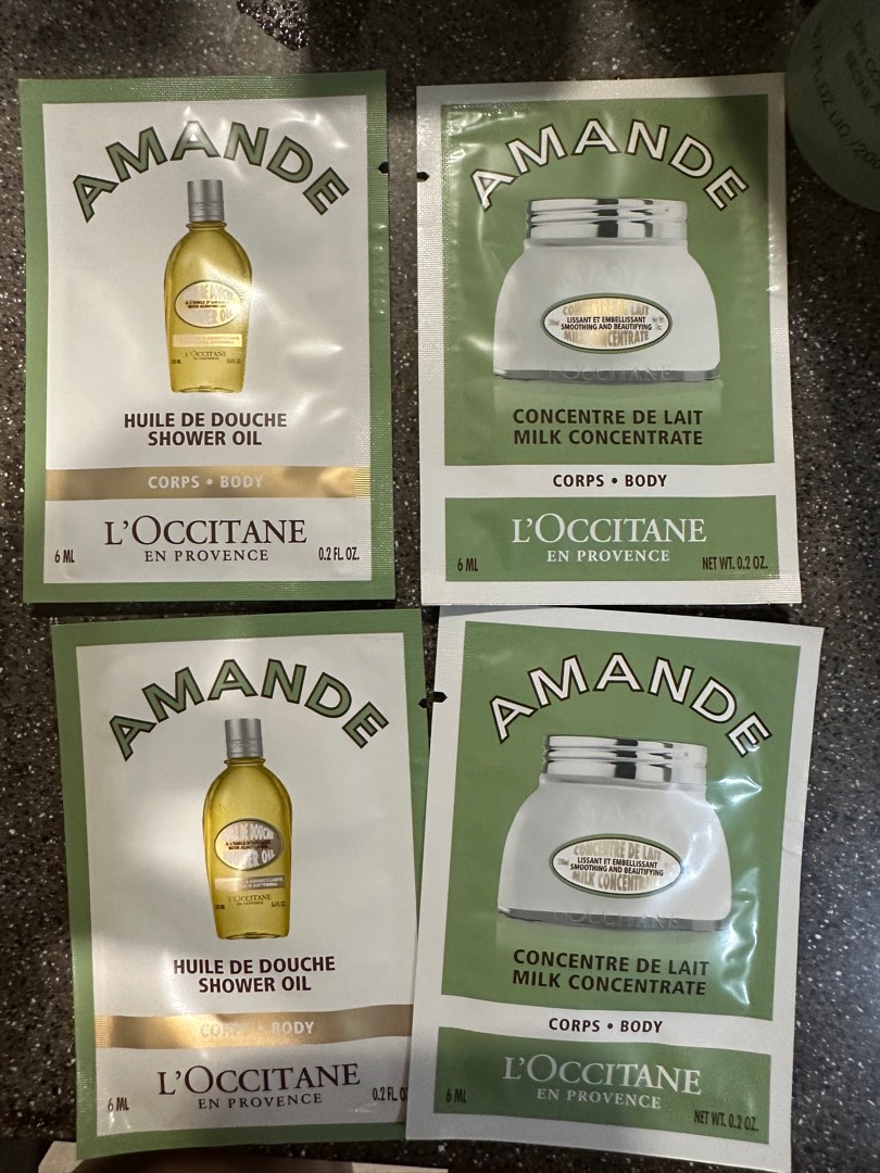 Loccitane sample, Beauty & Personal Care, Bath & Body, Bath on Carousell