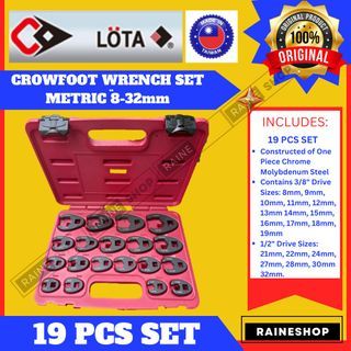 Lota Crowfoot Wrench Set 8-32mm