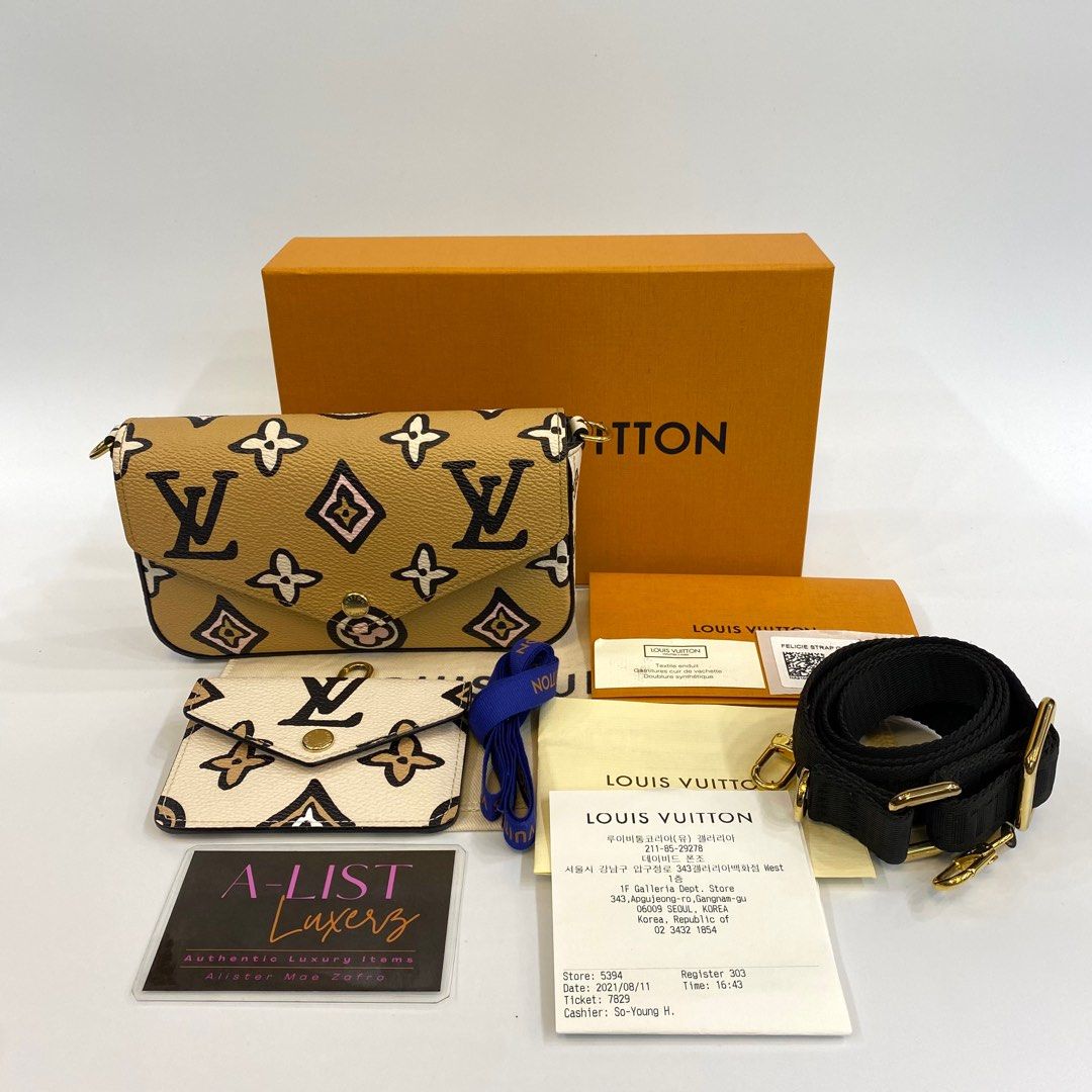 Louis Vuitton Pochette Felicie Strap and Go 'Wild At Heart