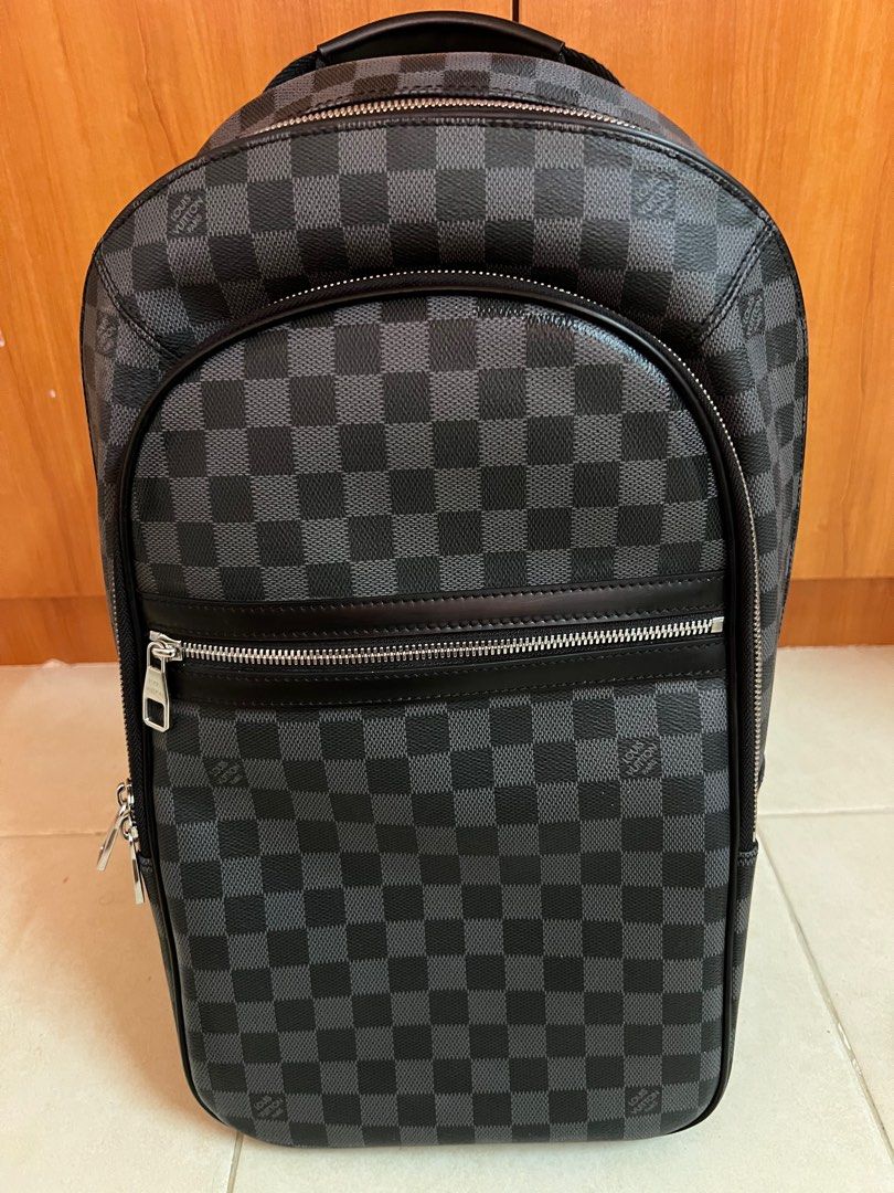 LV Michael damier backpack, Luxury, Bags & Wallets on Carousell