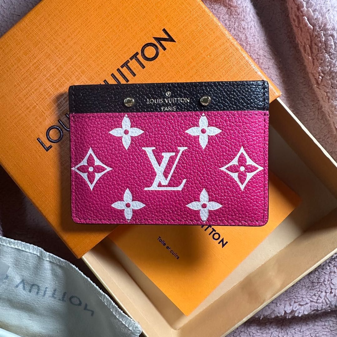 LV Empreinte Spring In The City Card Holder Black White Pink, Luxury, Bags  & Wallets on Carousell