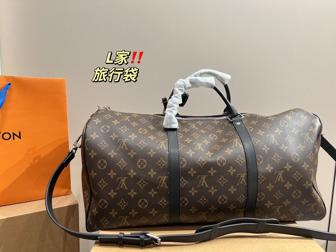 Keepall Bandoulière 45 Monogram Empreinte Leather - Men - Travel