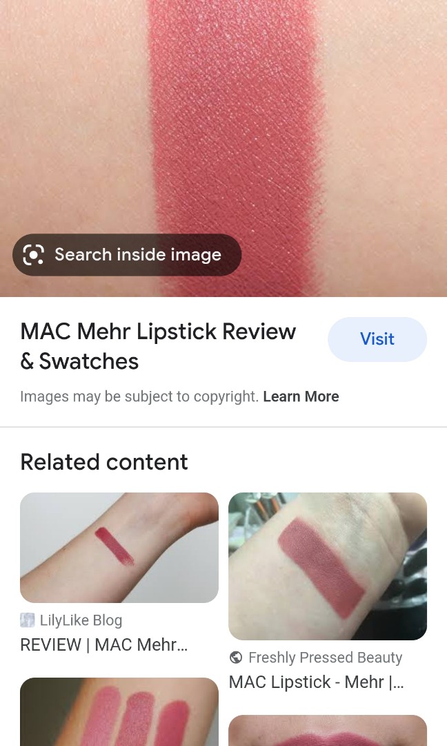 REVIEW, MAC Mehr Lipstick - LilyLike Blog