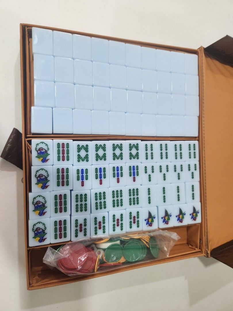Mahjong tiles for Sale FREE 2nd set, Hobbies & Toys, Toys & Games on