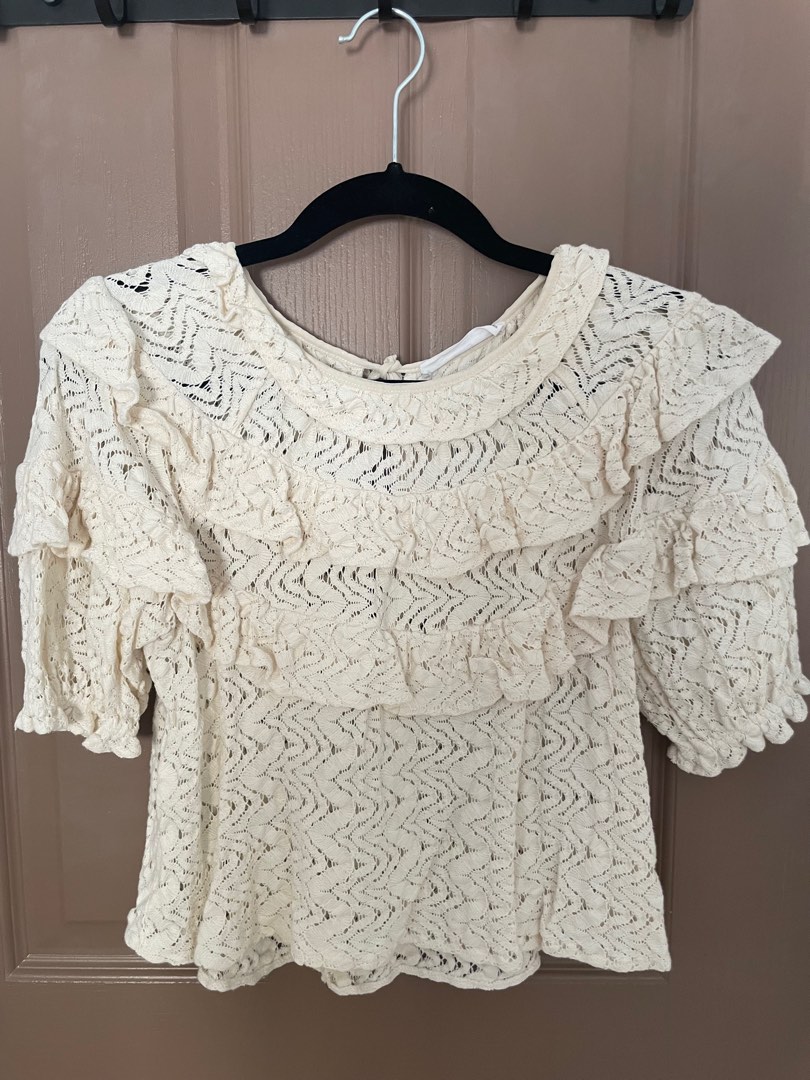 Mango Crochet Top on Carousell