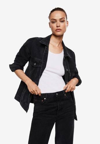 Mango Black Denim Jacket Buy MANGO Women Black Denim Jacket