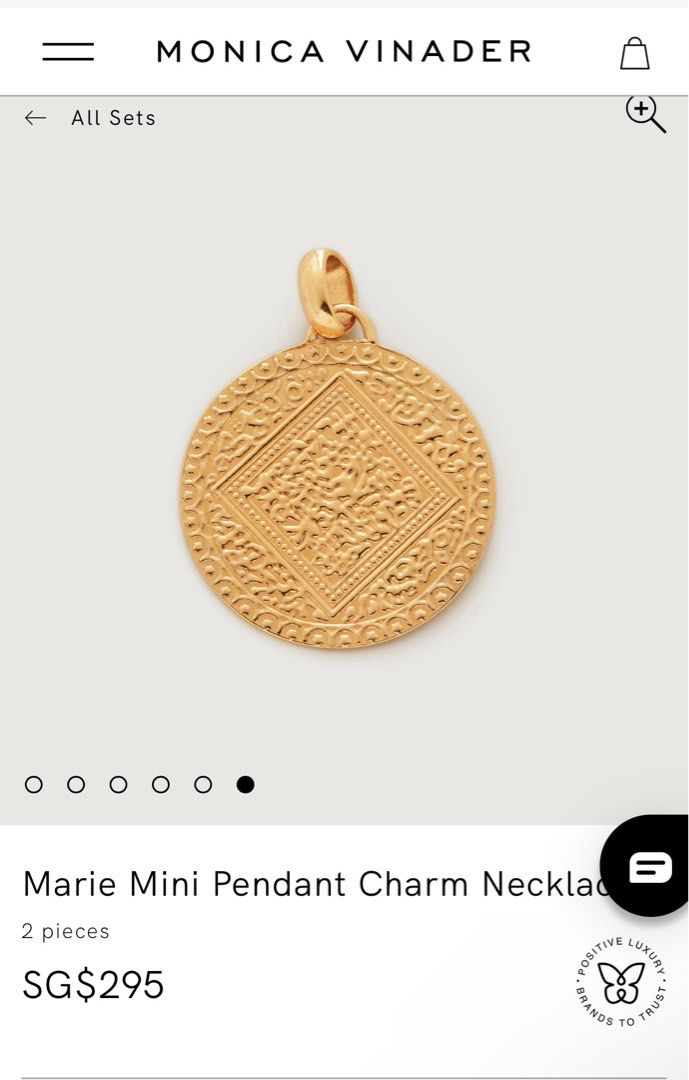 Marie Mini Pendant Charm Necklace