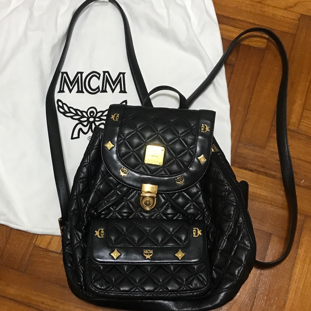 mcm backpack seldom used, Women's Fashion, Bags & Wallets, Backpacks on  Carousell