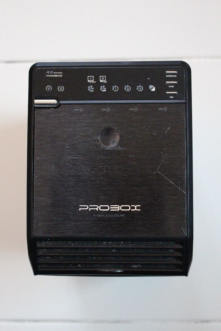 MediaSonic PROBOX 4 Bay 3.5” SATA Hard Drive Enclosure, Computers