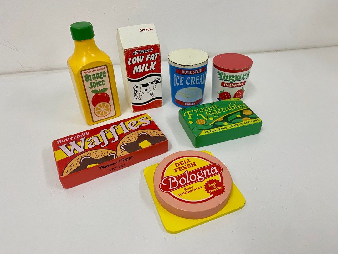 Melissa and sale doug fridge food
