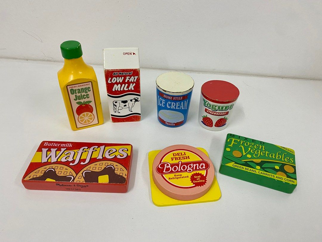 Melissa & doug cheap fridge food set