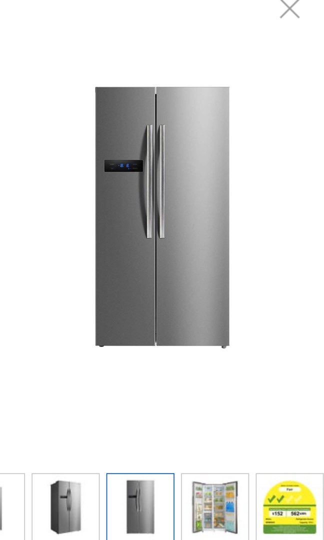 Midea side by side fridge, TV & Home Appliances, Kitchen Appliances ...