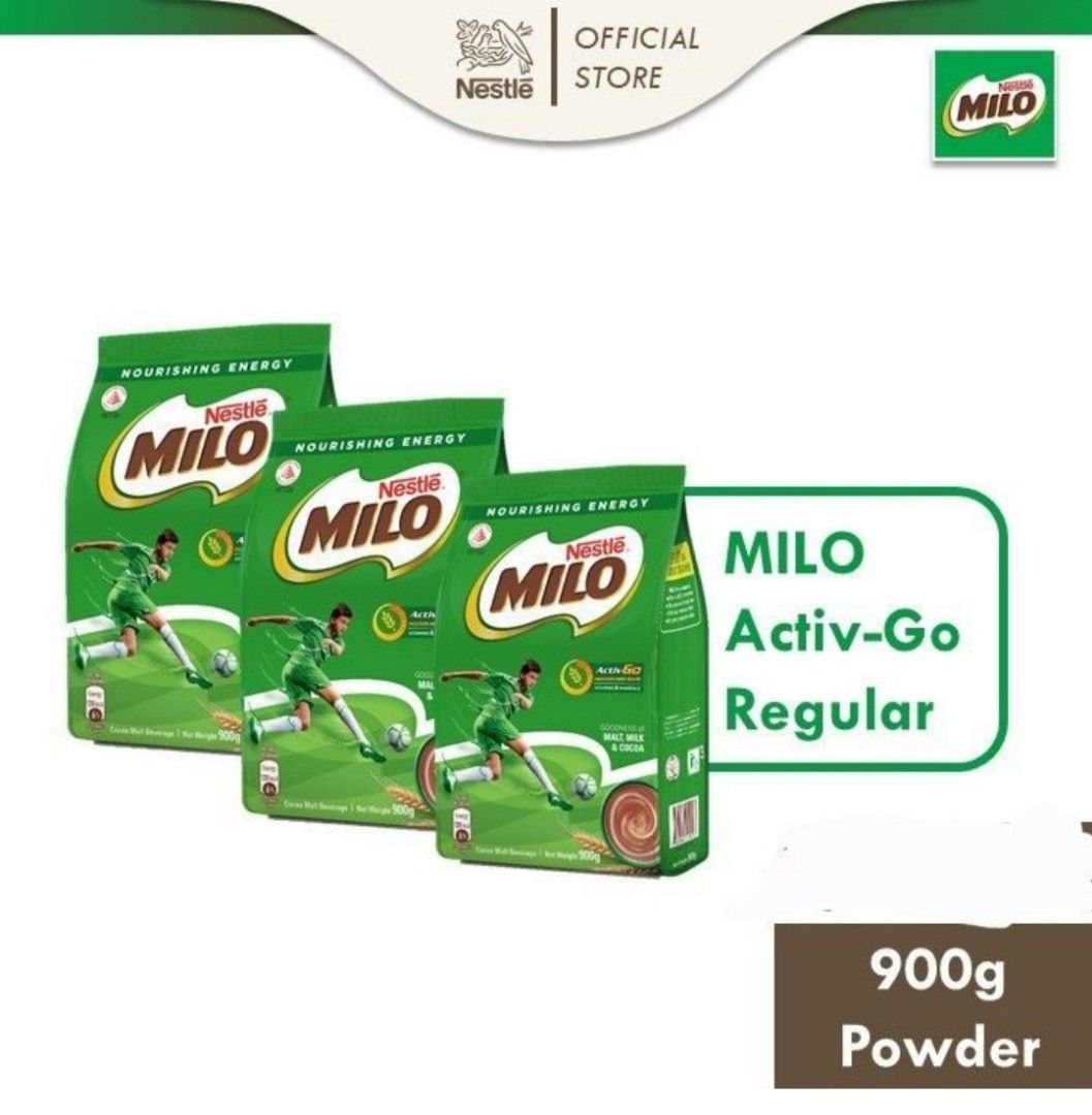 Milo Refill Pack 900g X 3 Packets Expiry 25 Nov 2023 Nestle Singapore
